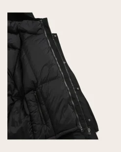 Work Volume Down Hood Jacket Cotton